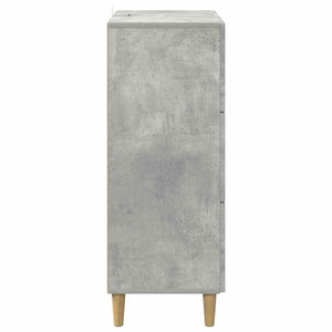 Ντουλάπι με Συρτάρια Γκρι Σκυροδέματος 66 x 34,5 x 90 εκ - Pakobazaar