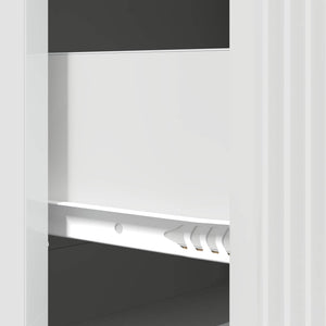 Ντουλάπι με Συρτάρια Γυαλιστερό Λευκό 66 x 34,5 x 90 εκ - Pakobazaar