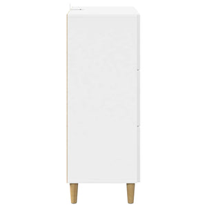 Ντουλάπι με Συρτάρια Γυαλιστερό Λευκό 66 x 34,5 x 90 εκ - Pakobazaar