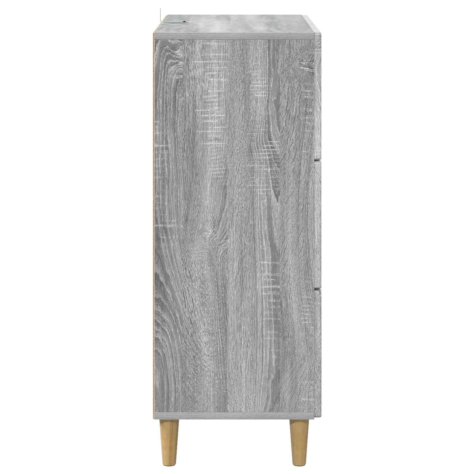 Ντουλάπι με Συρτάρια Γκρι Sonoma 66 x 34,5 x 90 εκ - Pakobazaar