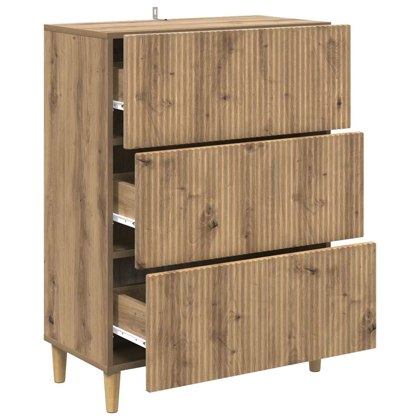 Ντουλάπι με Συρτάρια Artisan Δρυς 66 x 34,5 x 90 εκ - Pakobazaar
