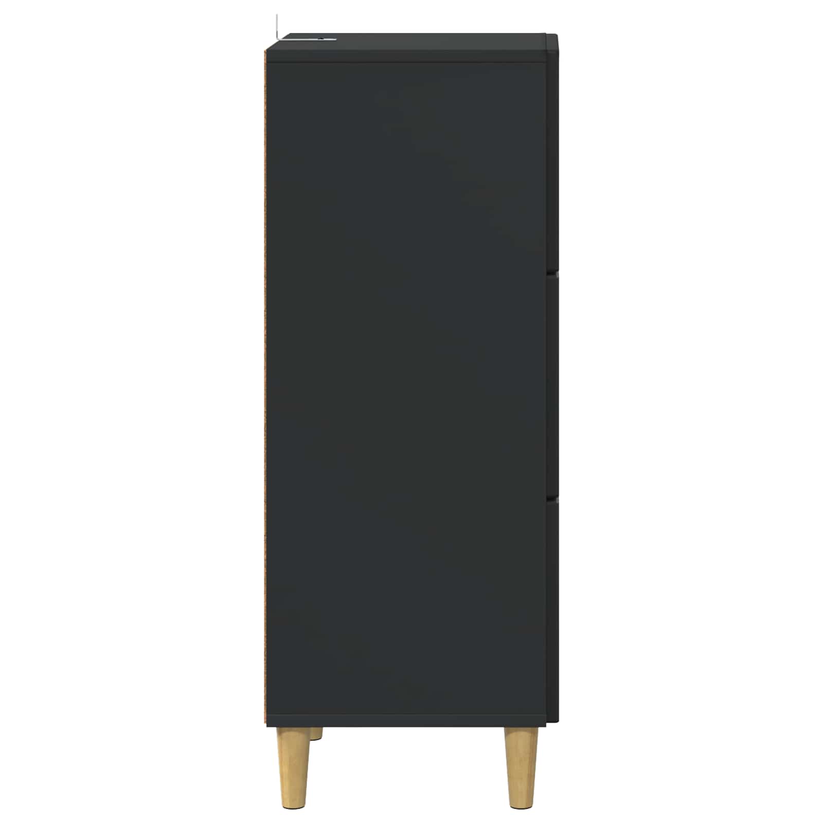 Ντουλάπι με Συρτάρια Μαύρο 33 x 34,5 x 90 εκ Επεξεργασμένο Ξύλο - Pakobazaar