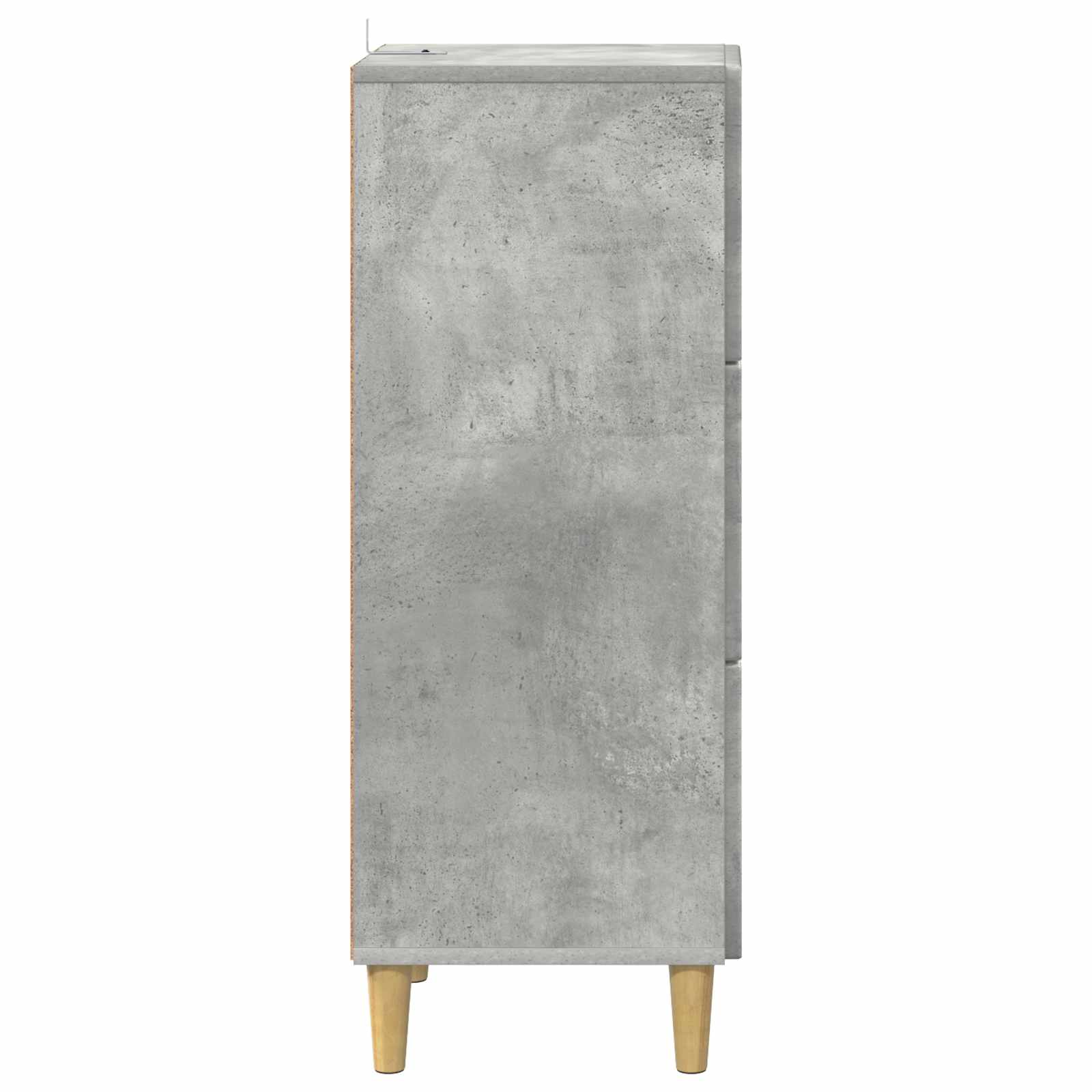 Ντουλάπι με Συρτάρια Γκρι Σκυροδέματος 33 x 34,5 x 90 εκ - Pakobazaar