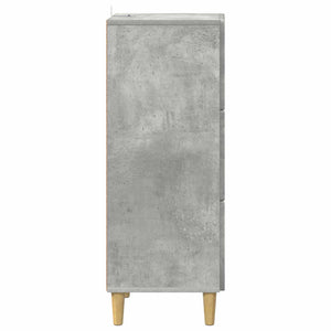 Ντουλάπι με Συρτάρια Γκρι Σκυροδέματος 33 x 34,5 x 90 εκ - Pakobazaar