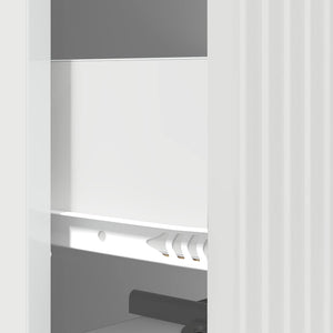 Ντουλάπι με Συρτάρια Γυαλιστερό Λευκό 33 x 34,5 x 90 εκ - Pakobazaar