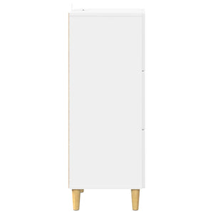 Ντουλάπι με Συρτάρια Γυαλιστερό Λευκό 33 x 34,5 x 90 εκ - Pakobazaar
