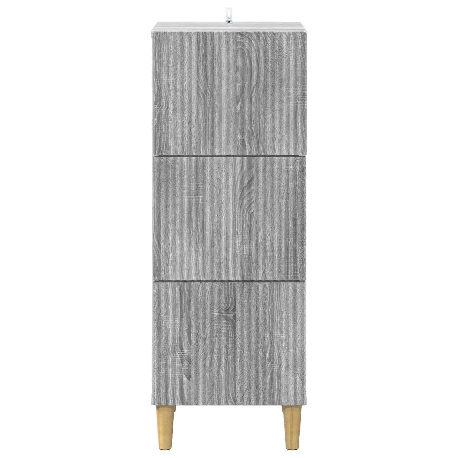 Ντουλάπι με Συρτάρια Γκρι Sonoma 33 x 34,5 x 90 εκ - Pakobazaar