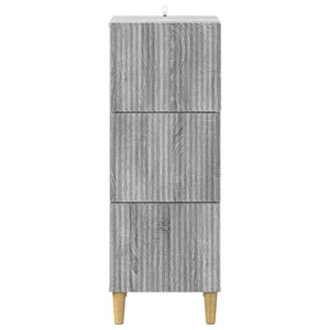 Ντουλάπι με Συρτάρια Γκρι Sonoma 33 x 34,5 x 90 εκ - Pakobazaar