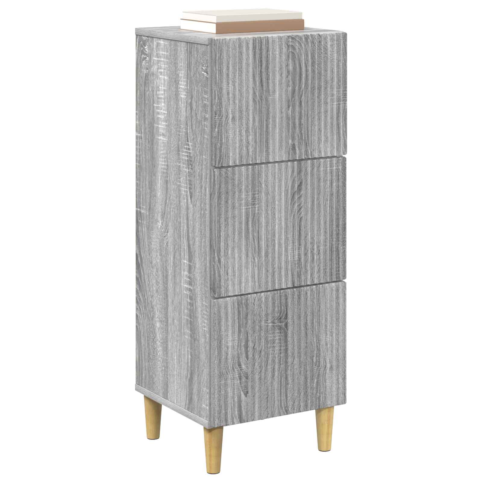 Ντουλάπι με Συρτάρια Γκρι Sonoma 33 x 34,5 x 90 εκ - Pakobazaar