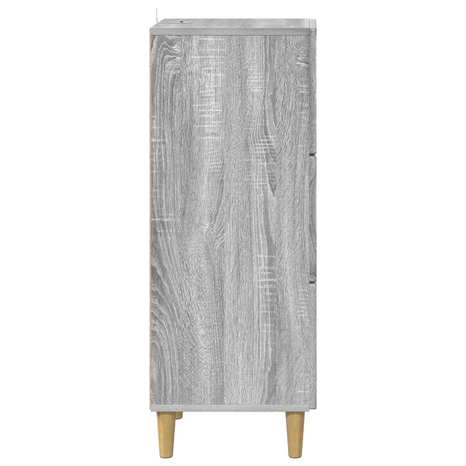 Ντουλάπι με Συρτάρια Γκρι Sonoma 33 x 34,5 x 90 εκ - Pakobazaar