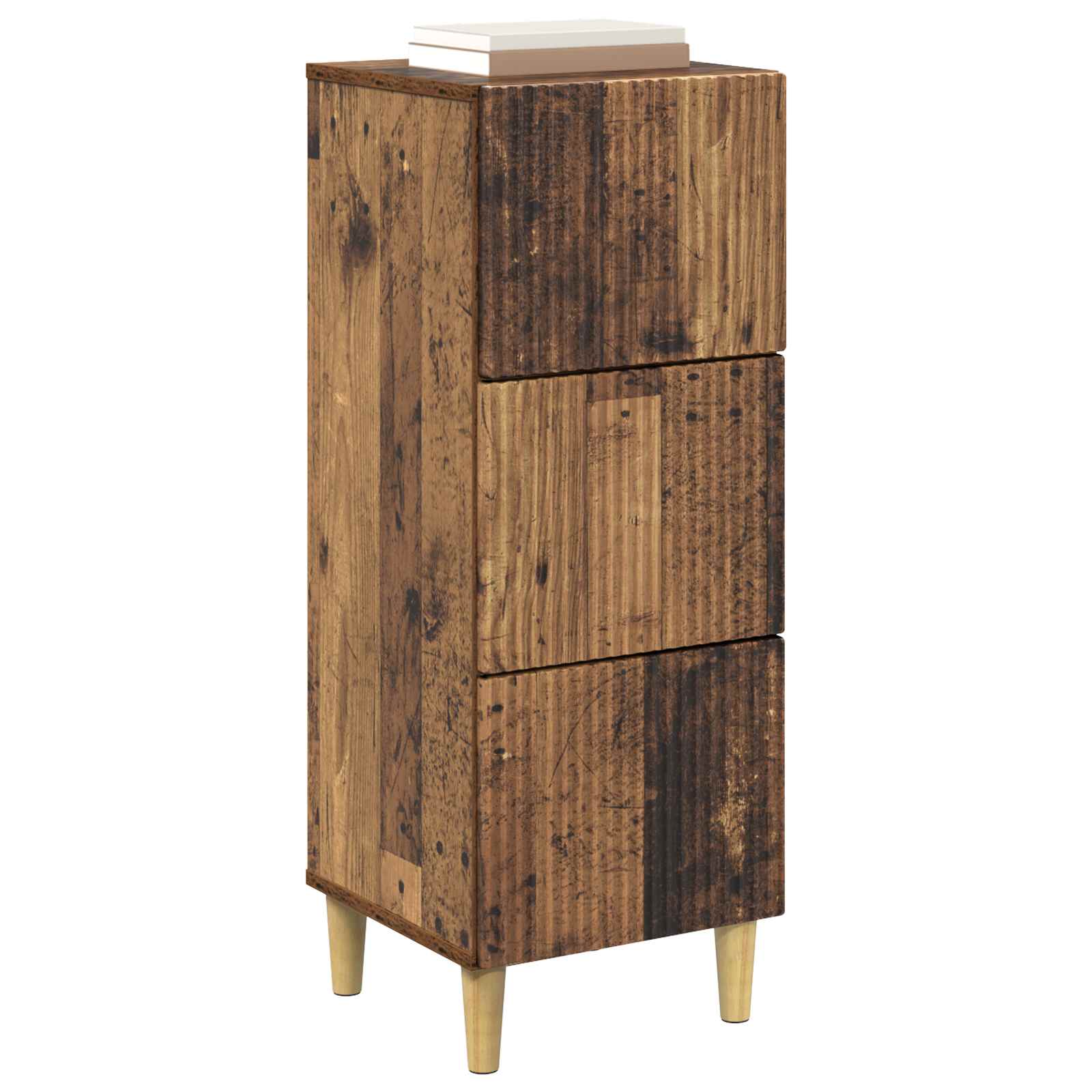 Ντουλάπι με Συρτάρια Παλαιωμένο ξύλο 33 x 34,5 x 90 εκ - Pakobazaar