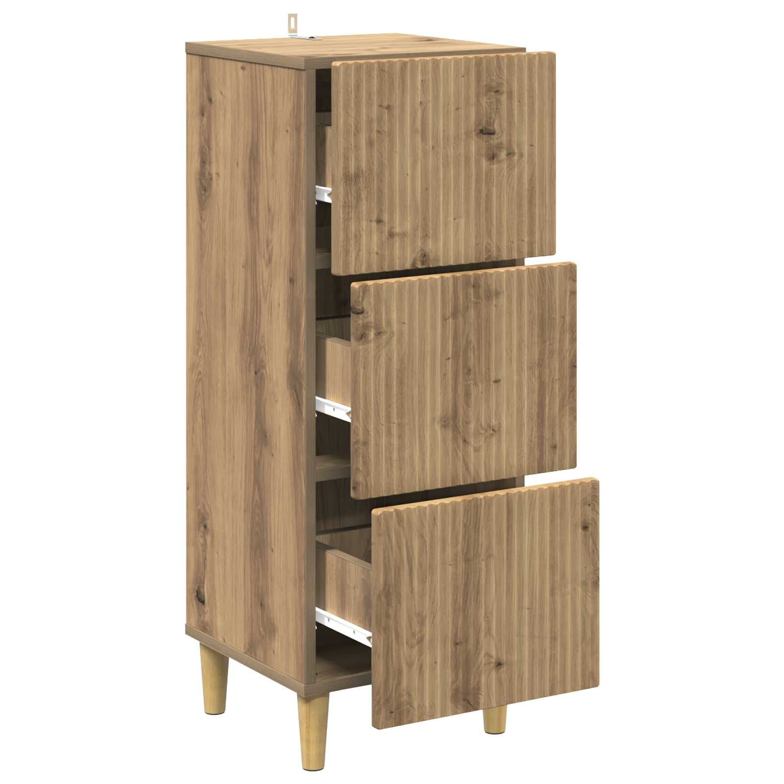 Ντουλάπι με Συρτάρια Artisan Δρυς 33 x 34,5 x 90 εκ - Pakobazaar