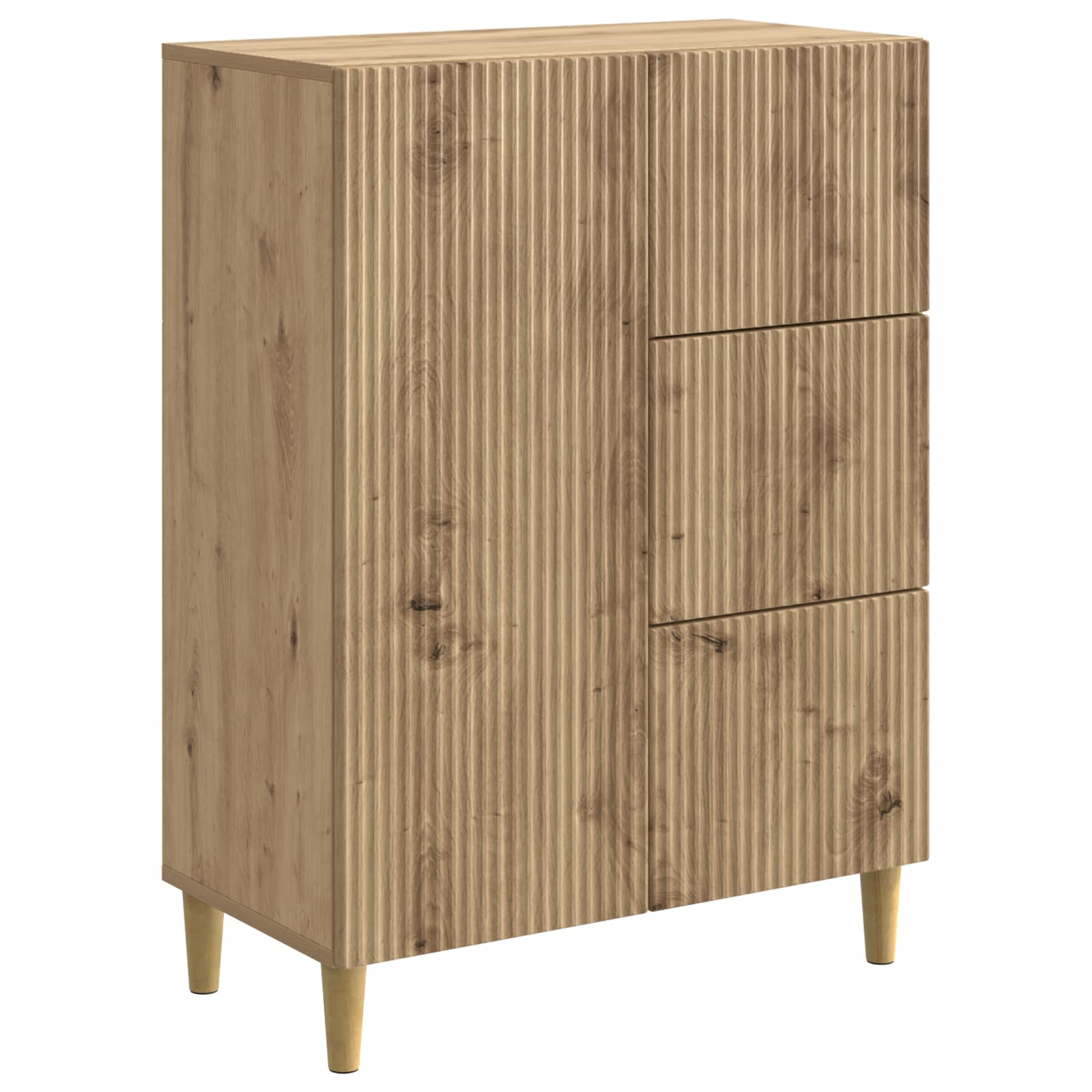 Πλαϊνό γραφείο με συρτάρι Artisan Δρυς 66 x 34,5 x 90 εκ - Pakobazaar