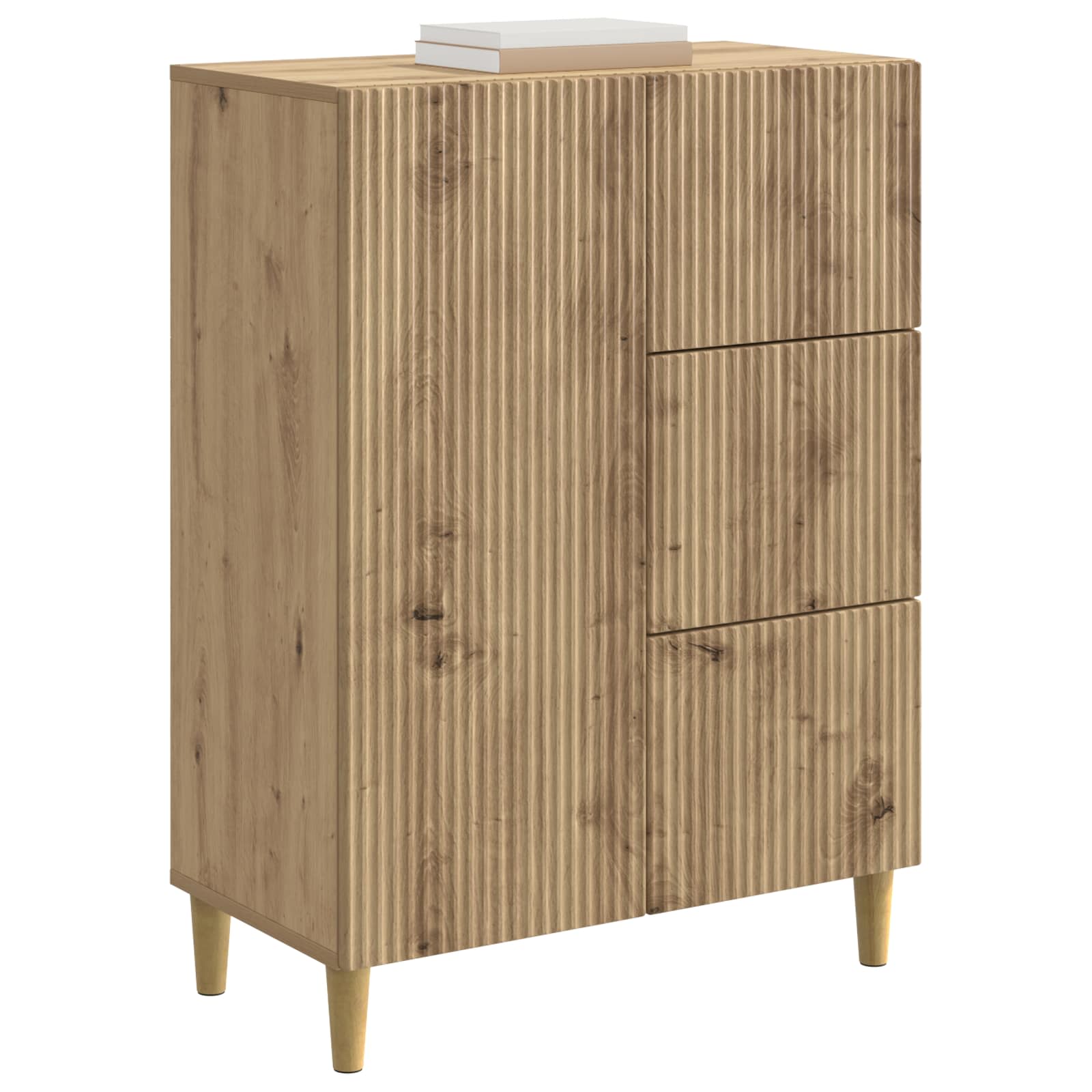 Πλαϊνό γραφείο με συρτάρι Artisan Δρυς 66 x 34,5 x 90 εκ - Pakobazaar
