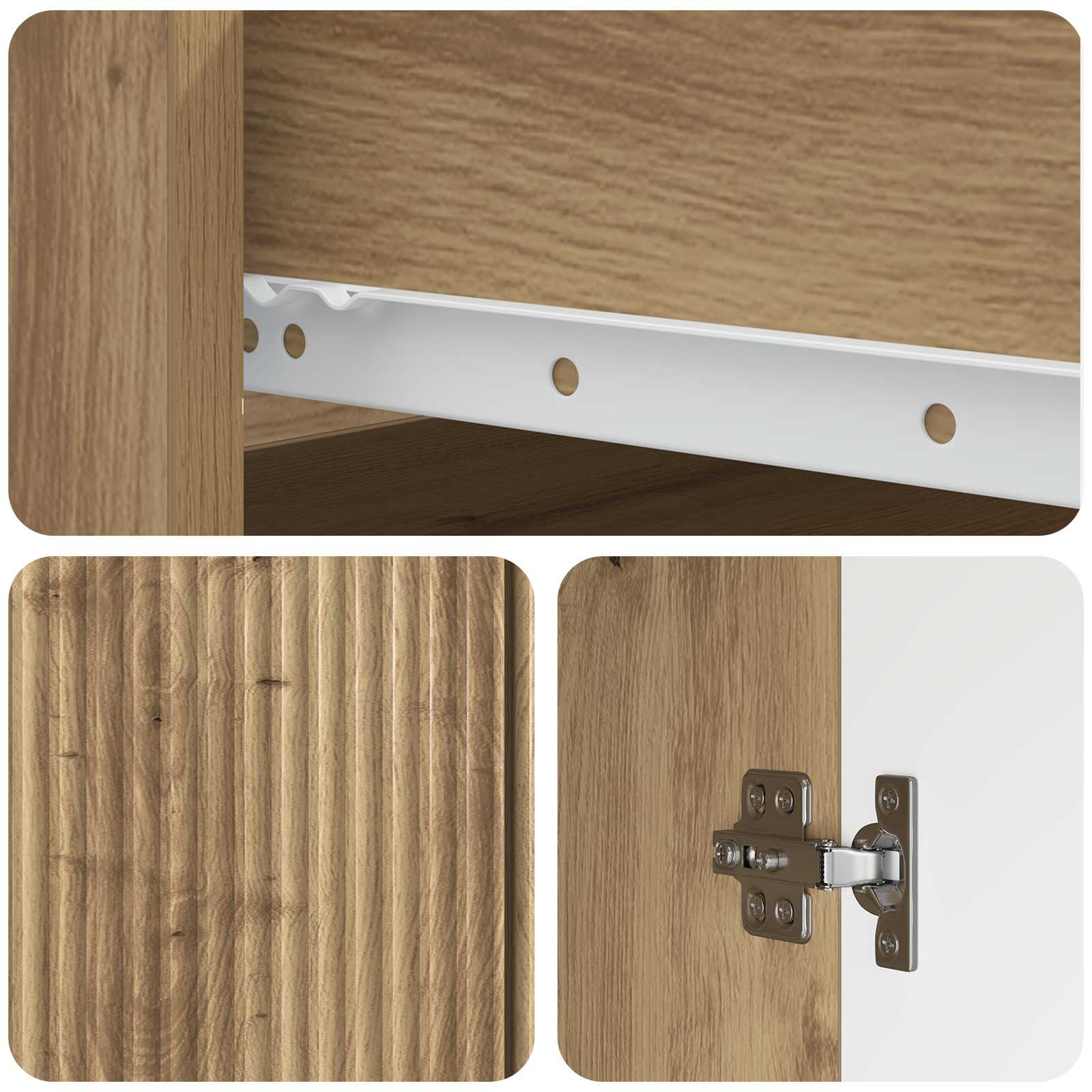 Πλαϊνό γραφείο με συρτάρι Artisan Δρυς 66 x 34,5 x 90 εκ - Pakobazaar