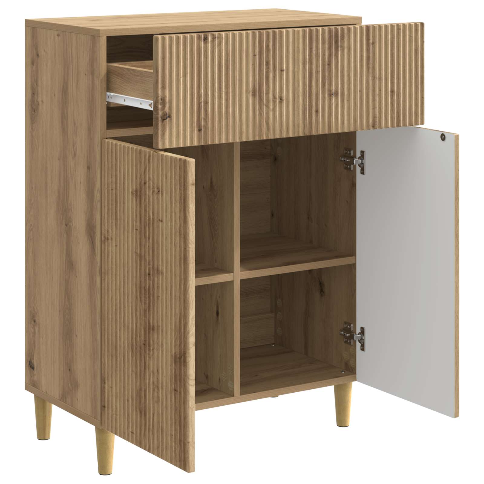 Πλαϊνό γραφείο με συρτάρι Artisan Δρυς 66 x 34,5 x 90 εκ - Pakobazaar