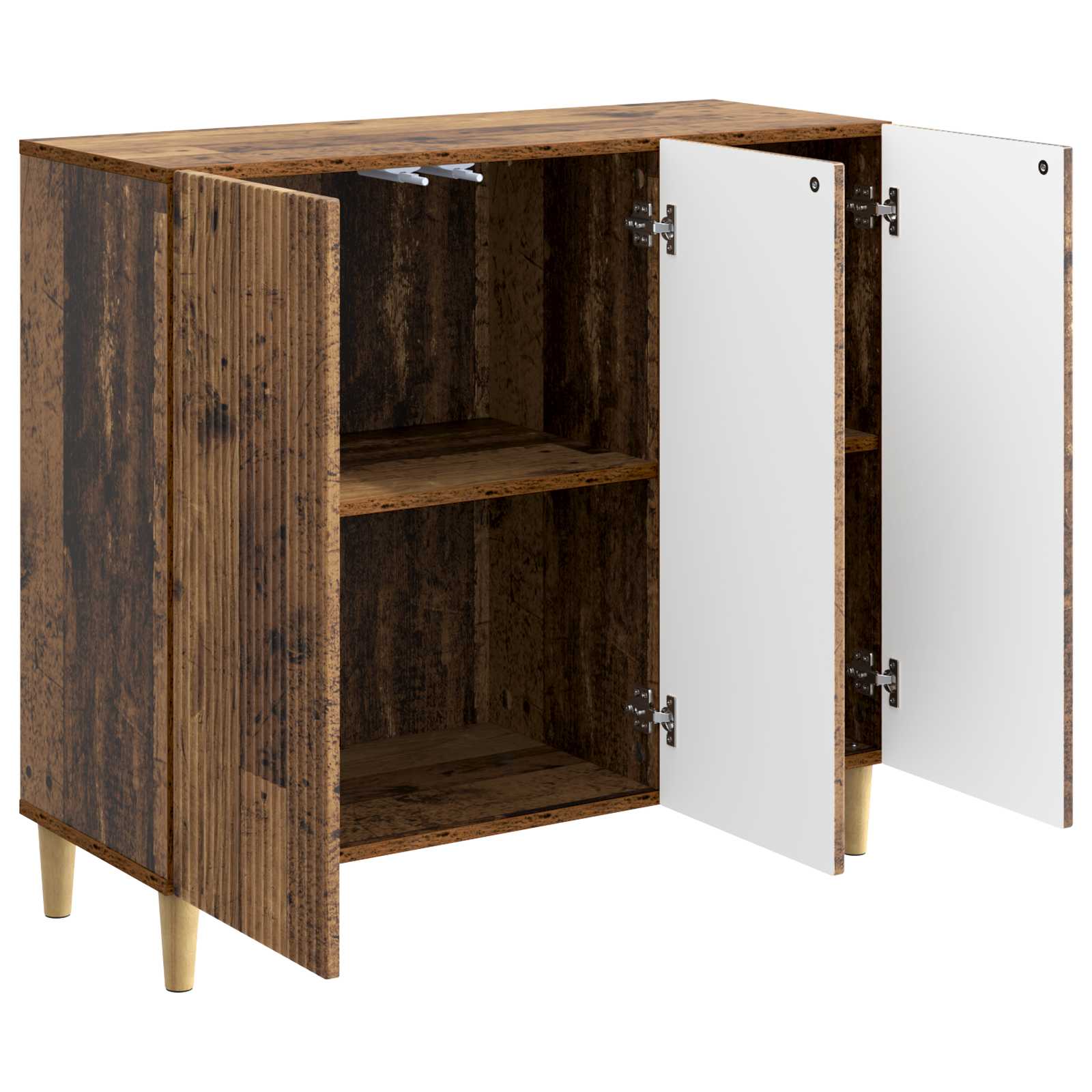 Πλαϊνό γραφείο Παλαιωμένο ξύλο 89 x 34,5 x 80 εκ - Pakobazaar