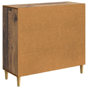 Πλαϊνό γραφείο Παλαιωμένο ξύλο 89 x 34,5 x 80 εκ - Pakobazaar