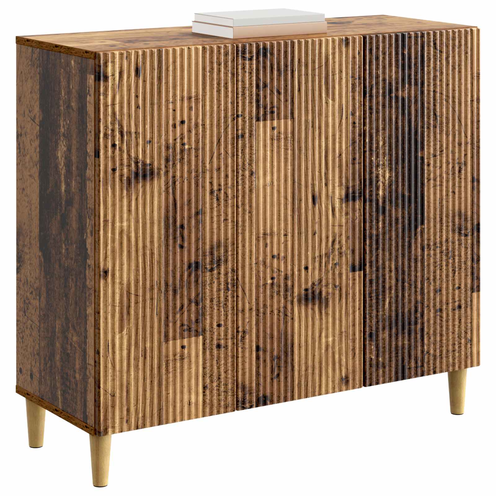 Πλαϊνό γραφείο Παλαιωμένο ξύλο 89 x 34,5 x 80 εκ - Pakobazaar