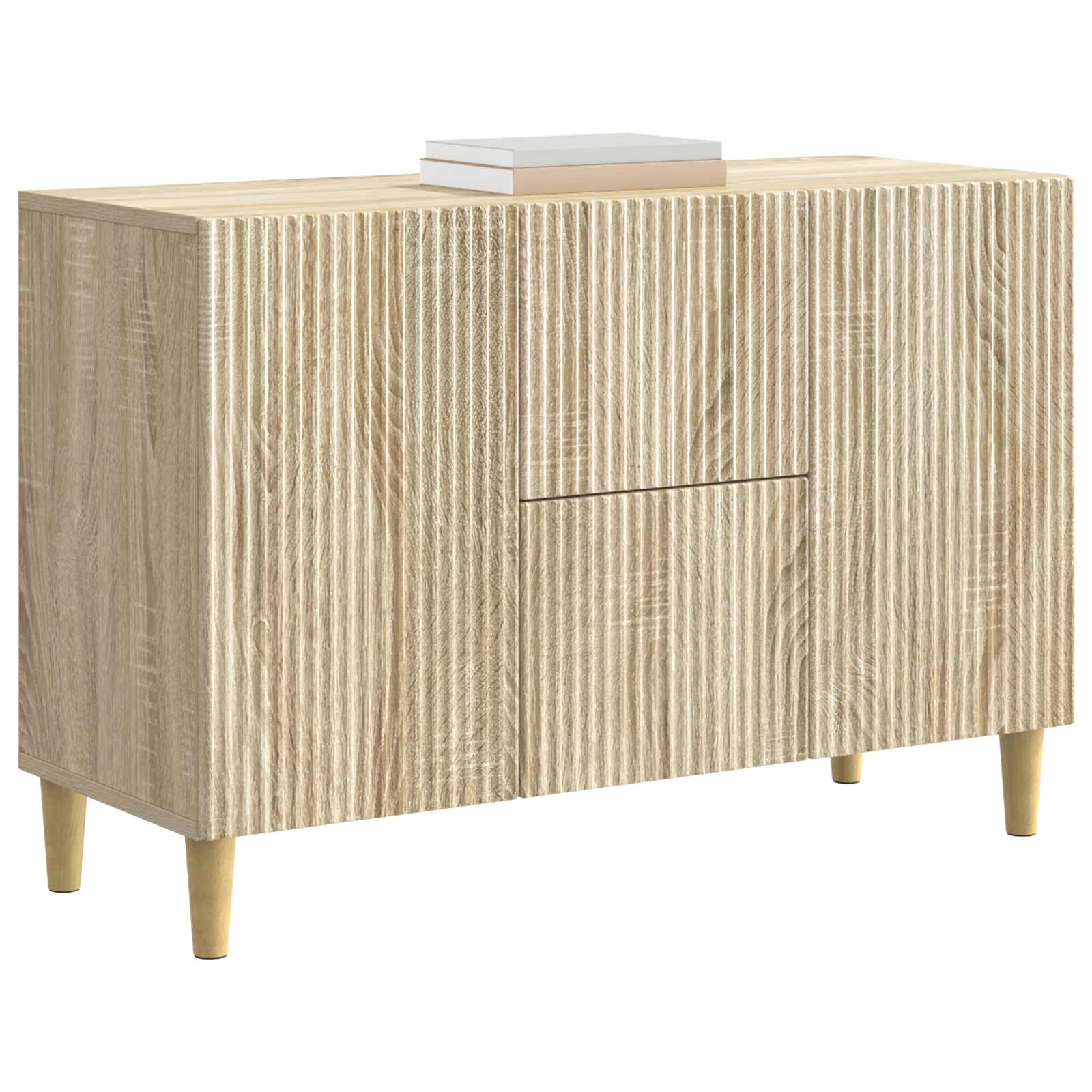 Πλαϊνό γραφείο με συρτάρι Sonoma Δρυς 89 x 34,5 x 60 εκ. - Pakobazaar