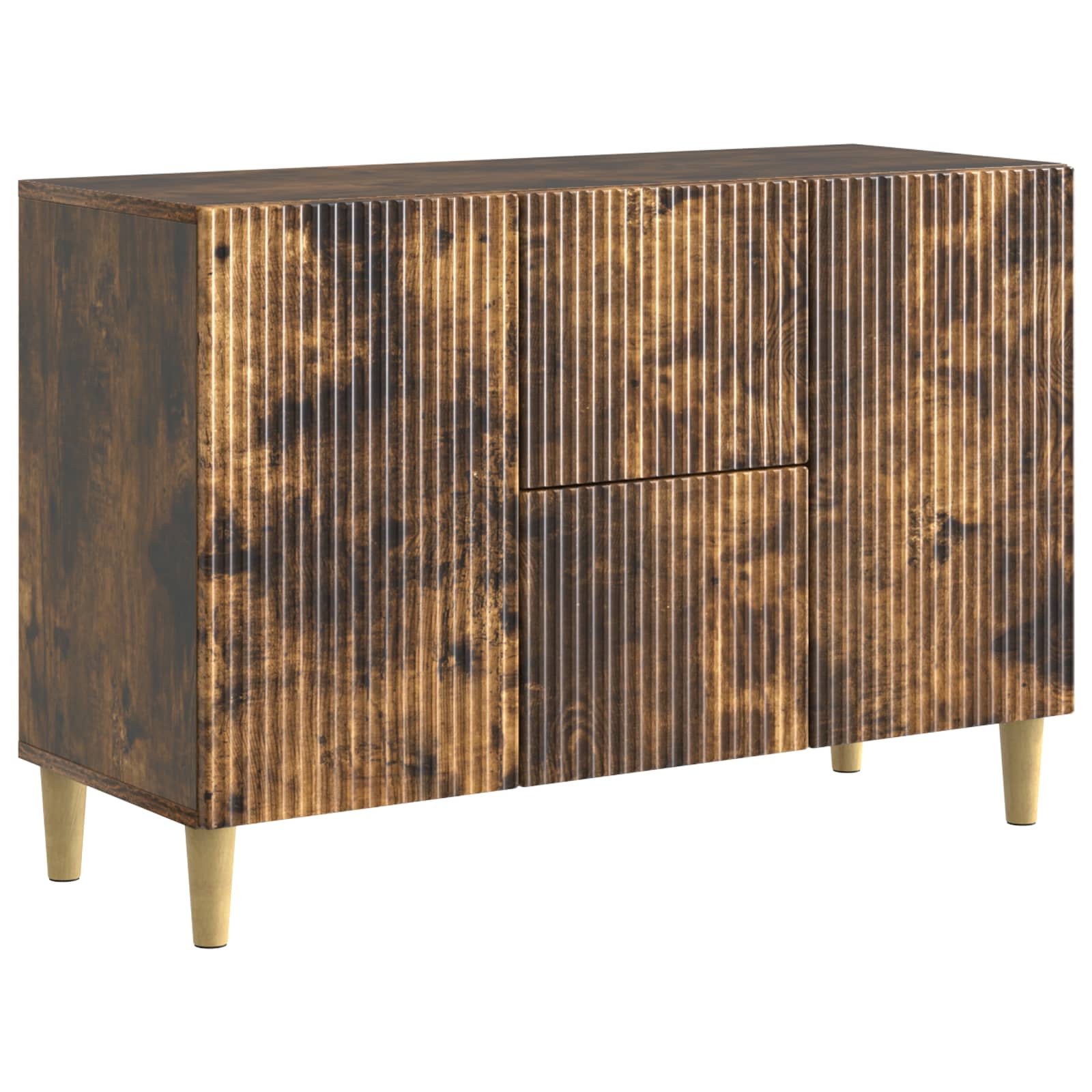 Πλαϊνό γραφείο Καπνισμένο Ξύλο Δρυός 89 x 34,5 x 60 εκ. - Pakobazaar
