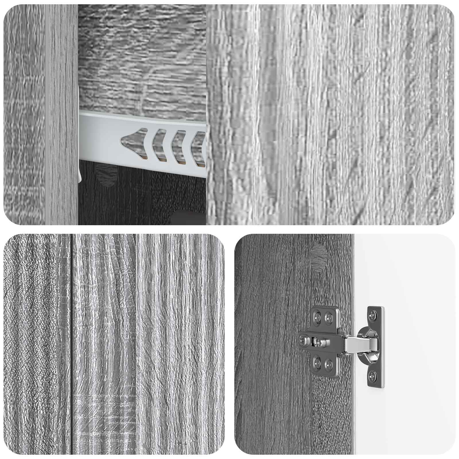 Πλαϊνό γραφείο με συρτάρι Γκρι Sonoma 89 x 34,5 x 60 εκ. - Pakobazaar