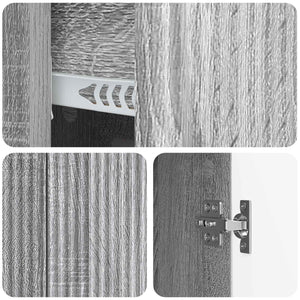 Πλαϊνό γραφείο με συρτάρι Γκρι Sonoma 89 x 34,5 x 60 εκ. - Pakobazaar