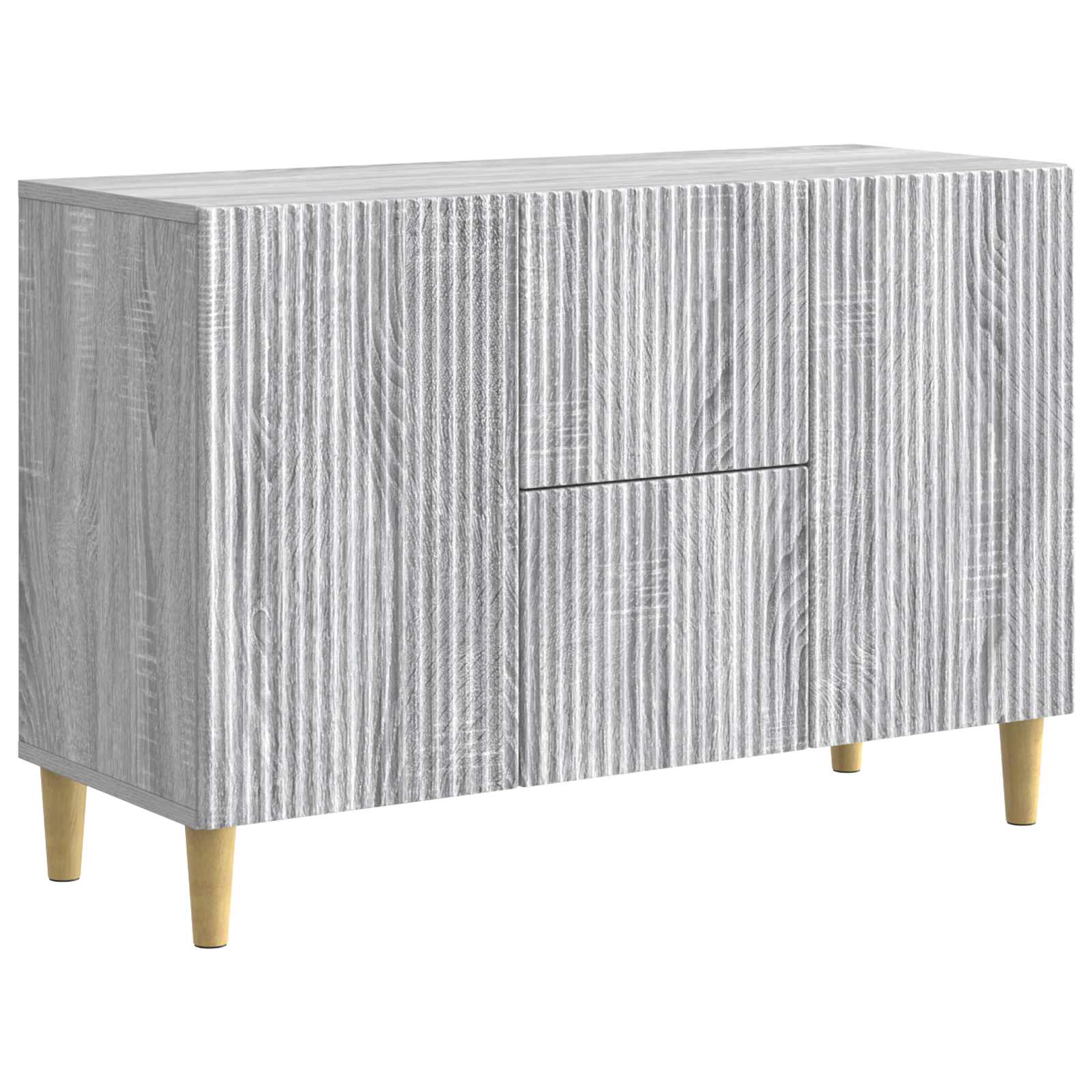 Πλαϊνό γραφείο με συρτάρι Γκρι Sonoma 89 x 34,5 x 60 εκ. - Pakobazaar