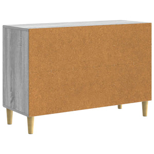 Πλαϊνό γραφείο με συρτάρι Γκρι Sonoma 89 x 34,5 x 60 εκ. - Pakobazaar