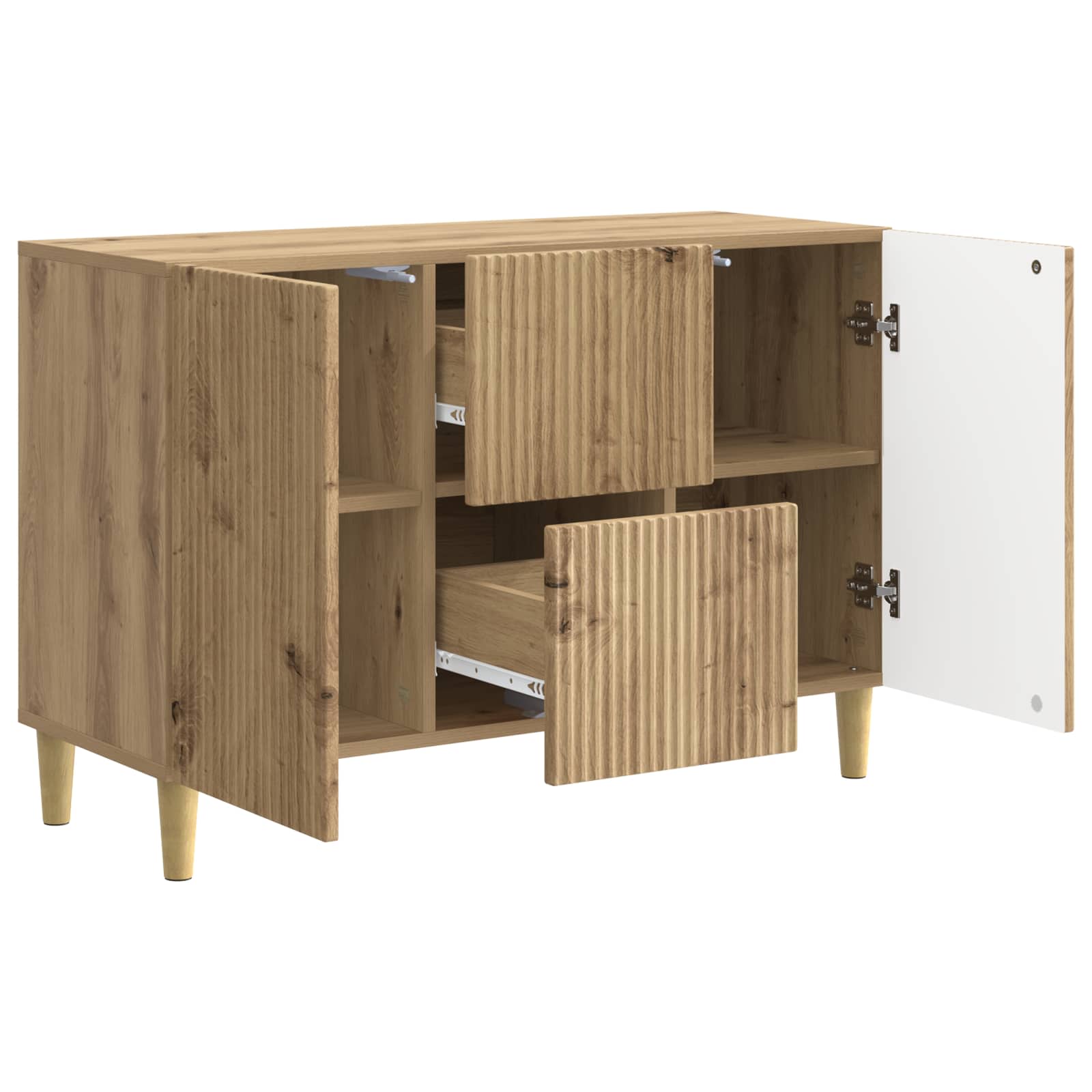 Πλαϊνό γραφείο με συρτάρι Artisan Δρυς 89 x 34,5 x 60 εκ. - Pakobazaar
