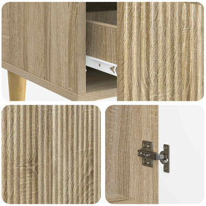 Πλαϊνό γραφείο με συρτάρι Sonoma Δρυς 66 x 34,5 x 95 εκ. - Pakobazaar