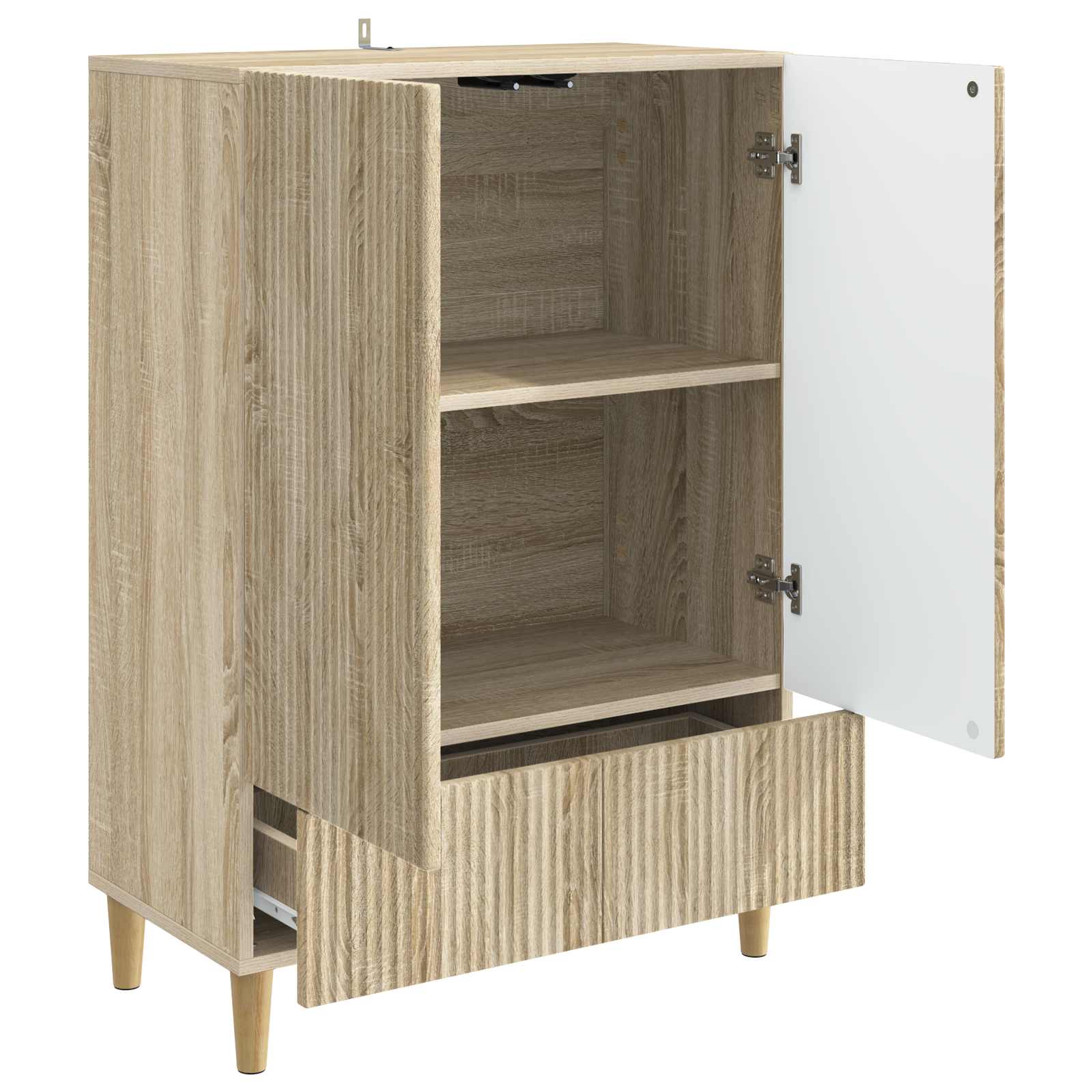 Πλαϊνό γραφείο με συρτάρι Sonoma Δρυς 66 x 34,5 x 95 εκ. - Pakobazaar