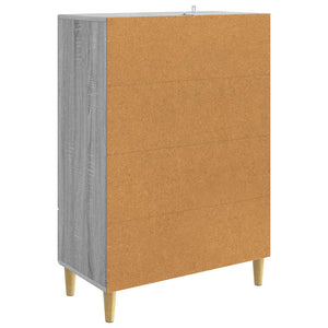 Πλαϊνό γραφείο με συρτάρι Γκρι Sonoma 66 x 34,5 x 95 εκ. - Pakobazaar