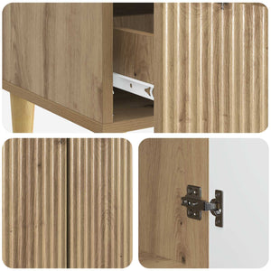 Πλαϊνό γραφείο με συρτάρι Artisan Δρυς 66 x 34,5 x 95 εκ. - Pakobazaar