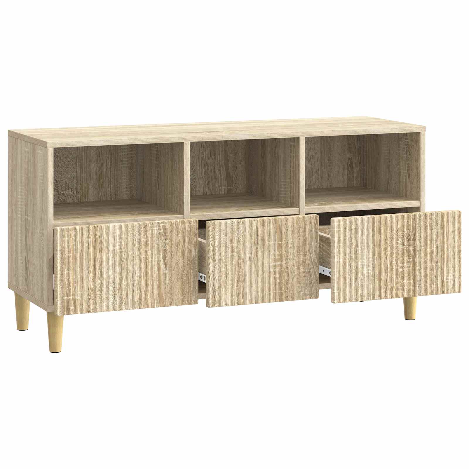 Ντουλάπι TV Sonoma Δρυς 102 x 34,5 x 50 εκ. Επεξεργασμένο Ξύλο - Pakobazaar