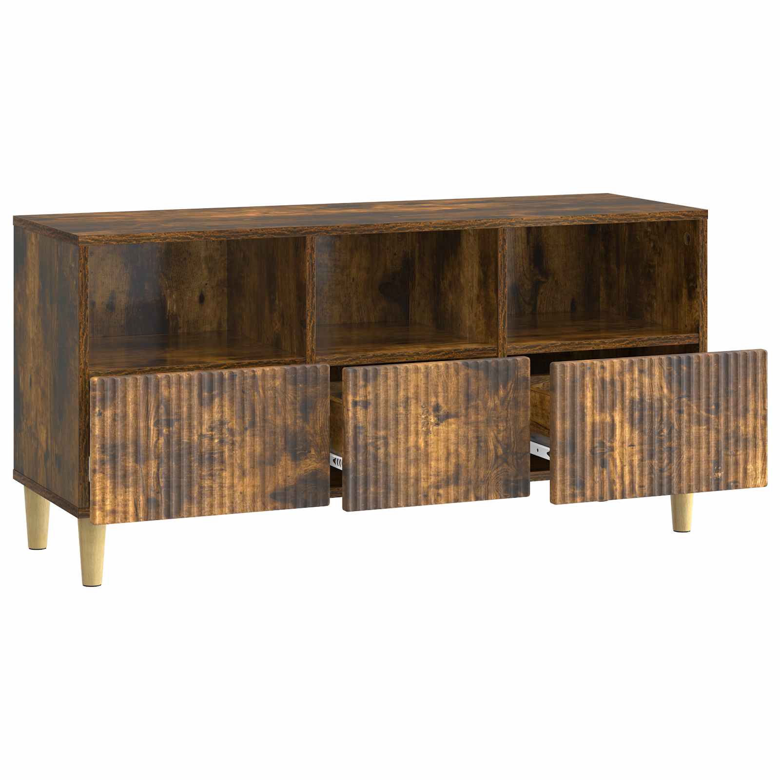 Ντουλάπι TV Καπνισμένο Ξύλο Δρυός 102 x 34,5 x 50 εκ. - Pakobazaar