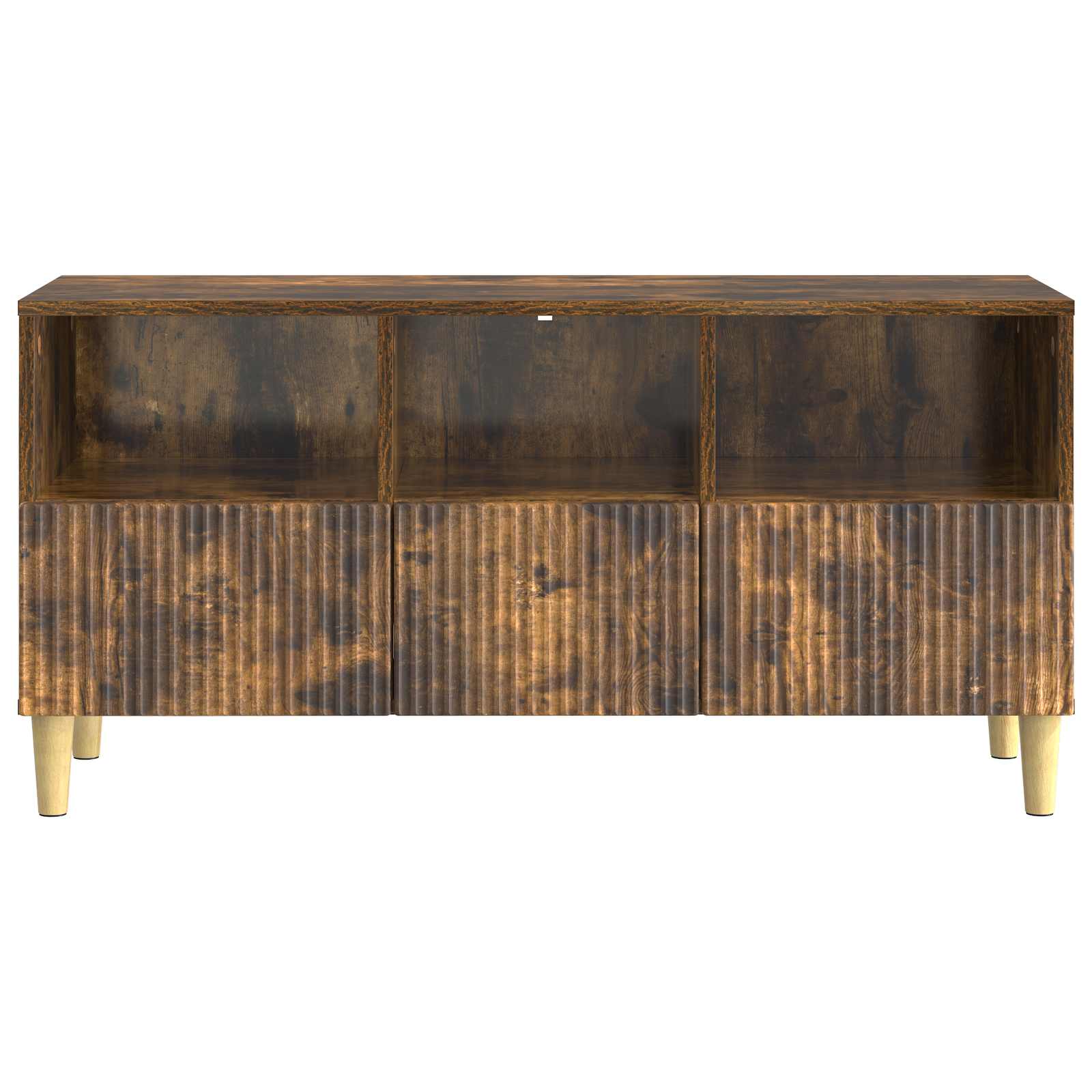 Ντουλάπι TV Καπνισμένο Ξύλο Δρυός 102 x 34,5 x 50 εκ. - Pakobazaar