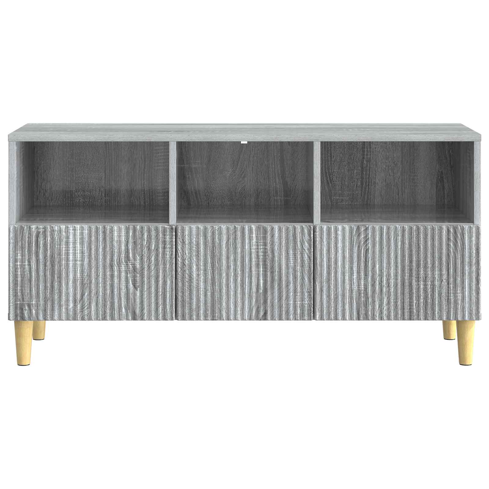 Ντουλάπι TV Γκρι Sonoma 102 x 34,5 x 50 εκ. Επεξεργασμένο Ξύλο - Pakobazaar