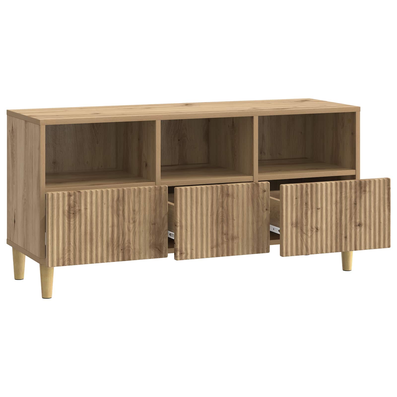 Ντουλάπι TV Artisan Δρυς 102 x 34,5 x 50 εκ. Επεξεργασμένο Ξύλο - Pakobazaar