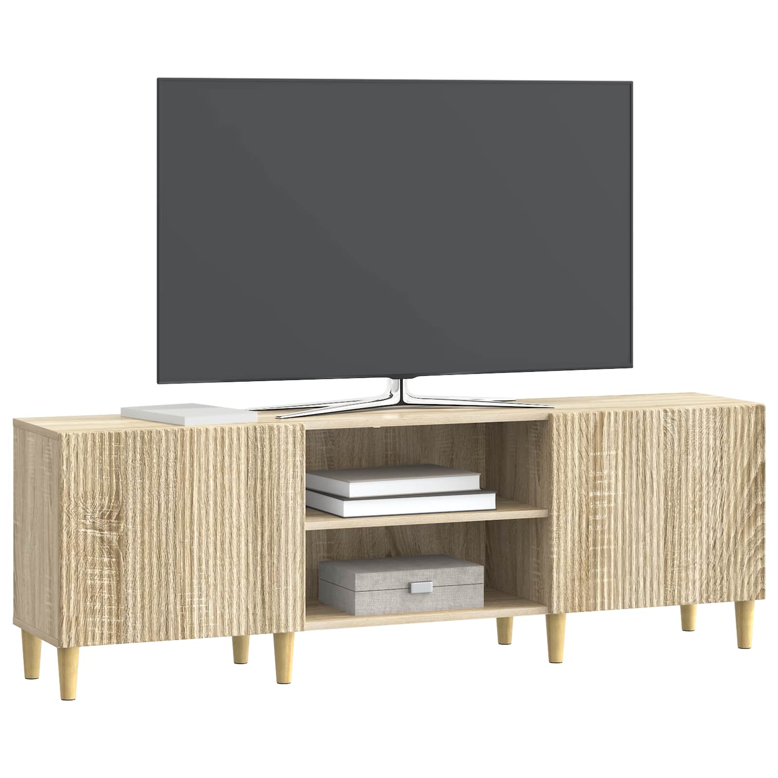 Ντουλάπι TV Sonoma Δρυς 150 x 31 x 50 εκ. Επεξεργασμένο Ξύλο - Pakobazaar