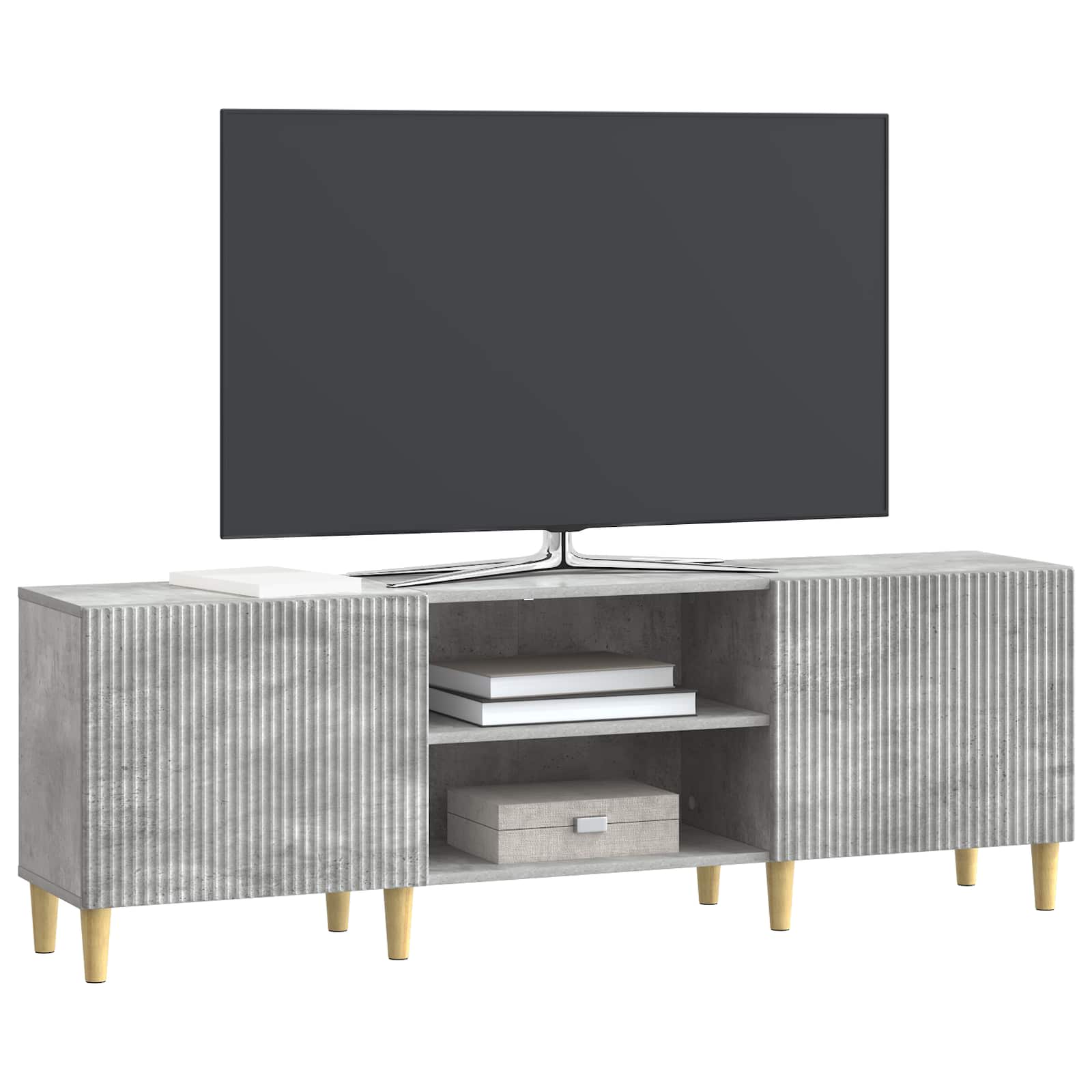 Ντουλάπι TV Γκρι Σκυροδέματος 150 x 31 x 50 εκ. - Pakobazaar