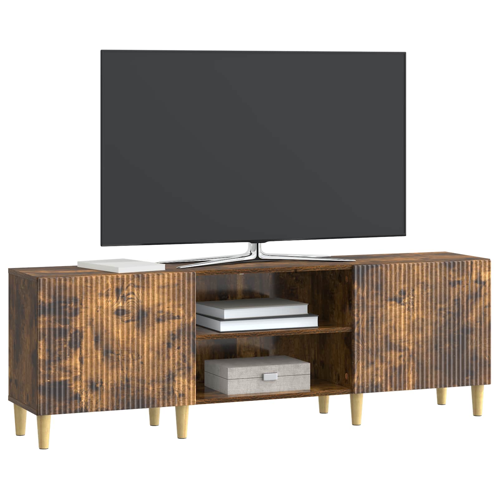 Ντουλάπι TV Καπνισμένο Ξύλο Δρυός 150 x 31 x 50 εκ. - Pakobazaar