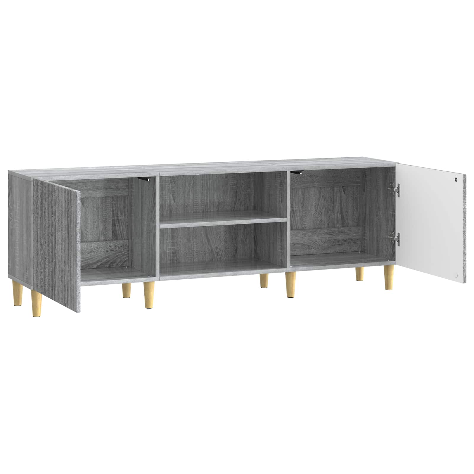 Ντουλάπι TV Γκρι Sonoma 150 x 31 x 50 εκ. Επεξεργασμένο Ξύλο - Pakobazaar