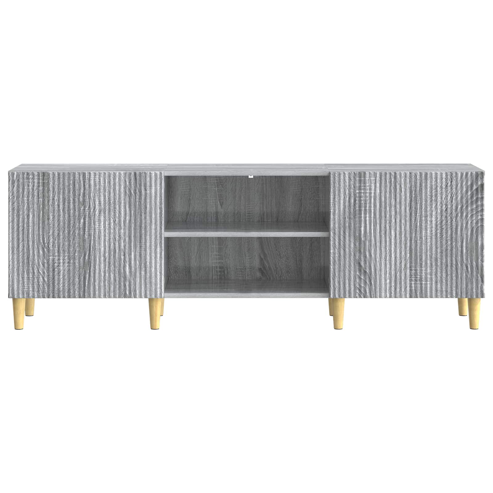 Ντουλάπι TV Γκρι Sonoma 150 x 31 x 50 εκ. Επεξεργασμένο Ξύλο - Pakobazaar