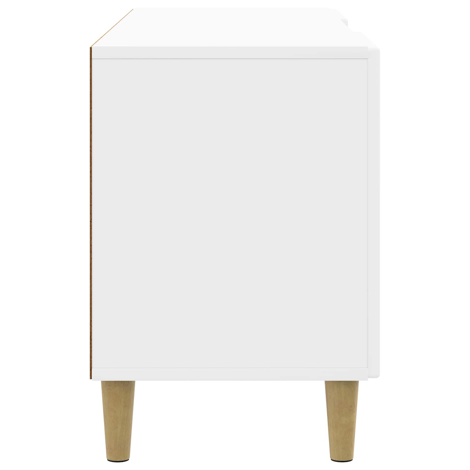 Ντουλάπι TV Γυαλιστερό Λευκό 102 x 34,5 x 50 εκ. - Pakobazaar