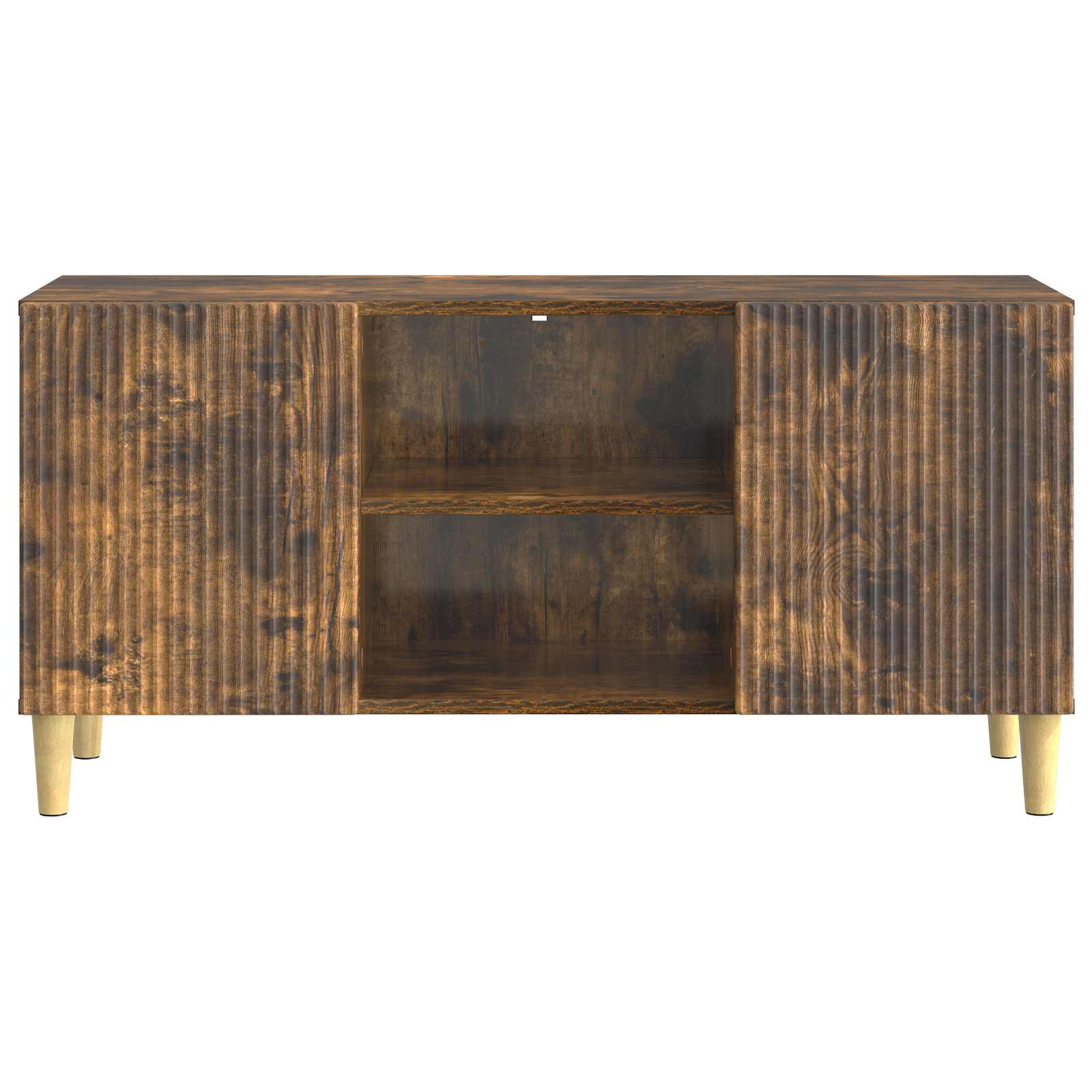 Ντουλάπι TV Καπνισμένο Ξύλο Δρυός 102 x 34,5 x 50 εκ. - Pakobazaar