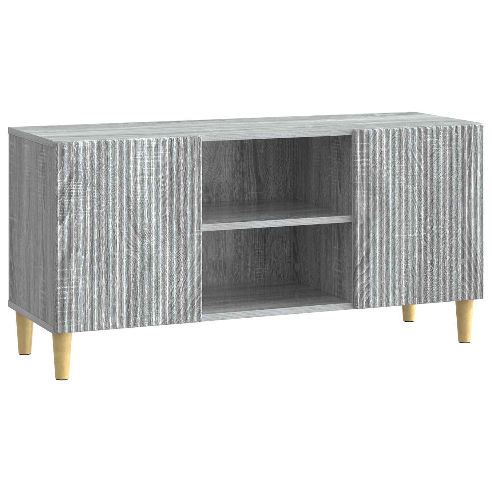 Ντουλάπι TV Γκρι Sonoma 102 x 34,5 x 50 εκ. Επεξεργασμένο Ξύλο - Pakobazaar