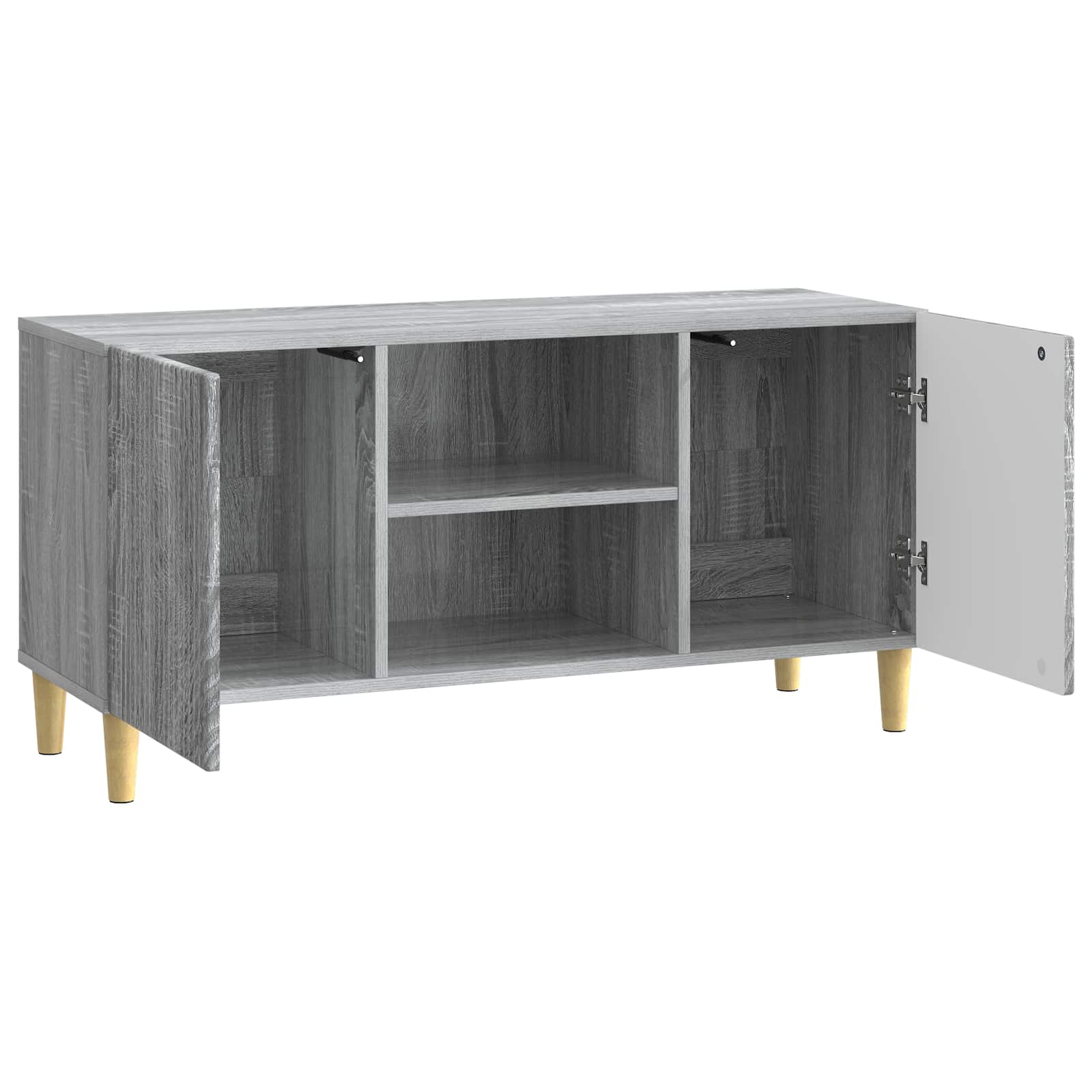 Ντουλάπι TV Γκρι Sonoma 102 x 34,5 x 50 εκ. Επεξεργασμένο Ξύλο - Pakobazaar