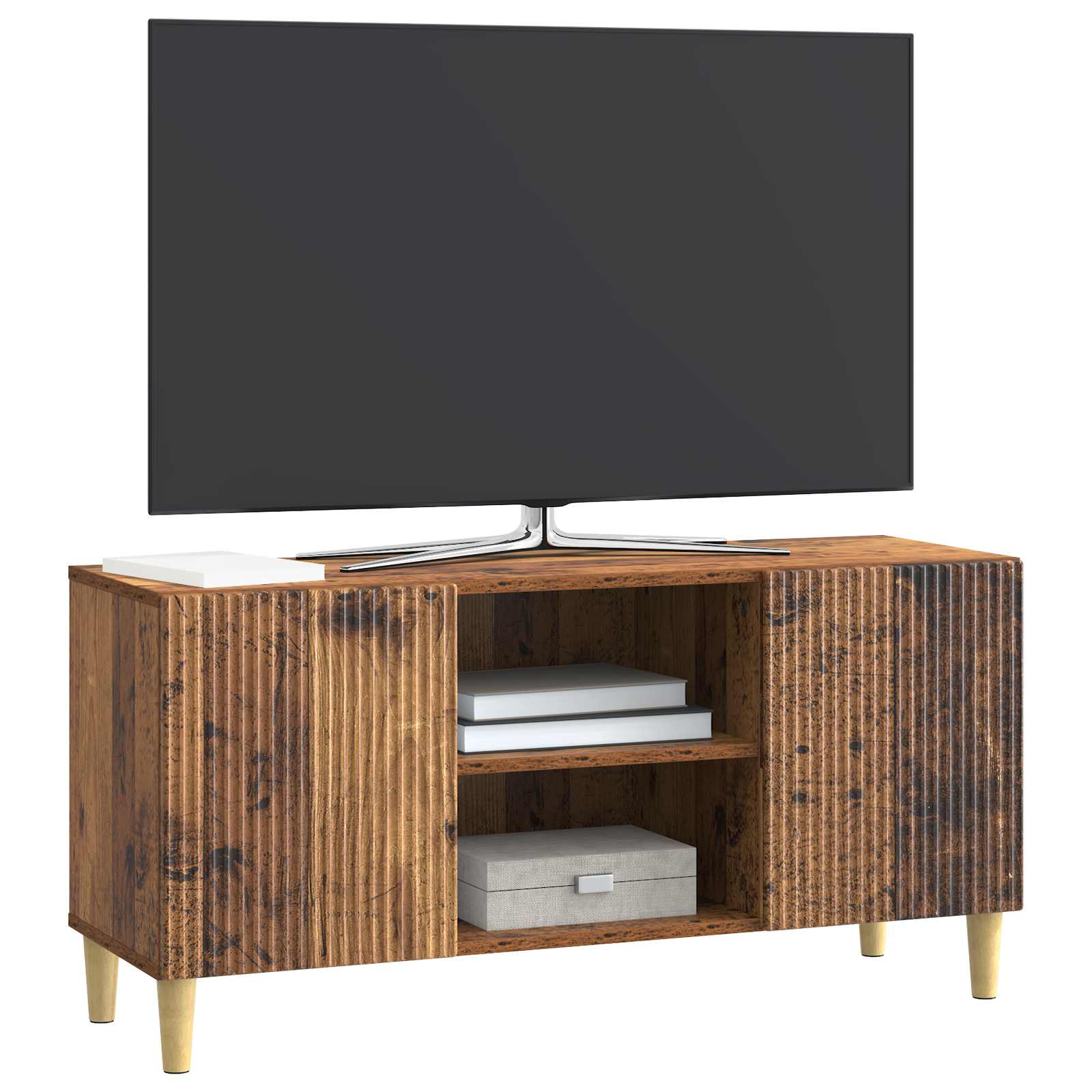 Ντουλάπι TV Παλαιωμένο ξύλο 102 x 34,5 x 50 εκ. - Pakobazaar