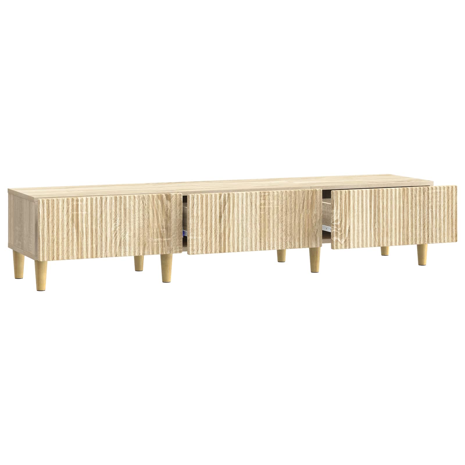Ντουλάπι TV Sonoma Δρυς 147 x 34,5 x 30 εκ Επεξεργασμένο Ξύλο - Pakobazaar